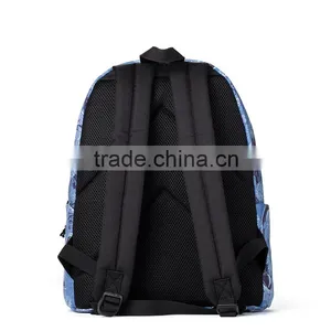 Large Capacity Fashional Floral Nylon Backpack Teen-age School Bag thumbnail-2