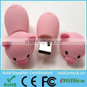 Cute Pink Pig Usb Flash Memory, Pig Shaped Usb Drives thumbnail-1