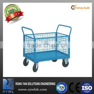 China Factory Iso Metal Grocery Cart, Metal Cart With Wheels, Metal Handcart thumbnail-3