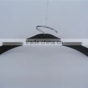 HEAD 15" Black Plastic Top Coat Suit Hanger With Logo Pritnting for Order on Line thumbnail-3