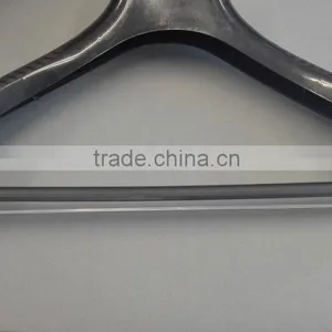 High Quality Black Plastic Suit Hanger With Pant Bar thumbnail-6