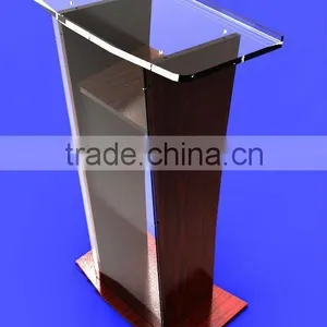 Top Grade Custom Acrylic Church Pulpit, Plexiglass Podium for Sale thumbnail-3