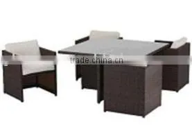 Patio Wicker Furniture Dining Set F1029A thumbnail-1
