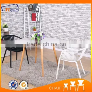Plastic Dining Chair With Armrests for Sale thumbnail-1