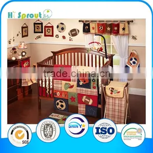 Baseball Embroidery Sport Baby Crib Bedding thumbnail-1
