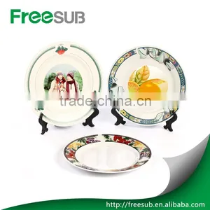 2016 New Range 8" Sublimation Ceramic Flower Plates With Coating CY10A thumbnail-1