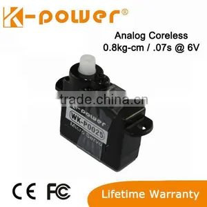K-power P0025 rc Analog Plastic Gear Coreless Motor Micro Servo thumbnail-1