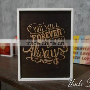 Wooden Vintage Style Sign - Wall Decoration WQ-041 thumbnail-1