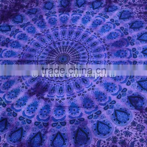 Twin Size Tie & Dye Indian Mandala Hippie Home Decor Wall Art Bohemian Wall Hanging Tapestry thumbnail-3