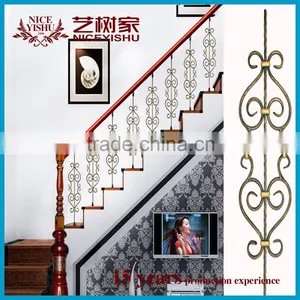 Ornamental Iron Stair Railings Supplies / Wrought Iron Work Handrails Supplies thumbnail-6