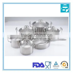 12pcs Luxurious Stainless Steel Cookware Set thumbnail-1