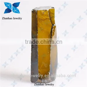Light Olive Uncut Raw Gemstones /raw Cubic Zirconia Material Stone/african Semi Precious Stones thumbnail-1