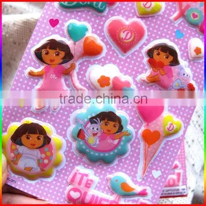 Custom Small Cartoon Puffy Sticker/foam Sticker for Kids thumbnail-3