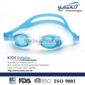 Dolphin - One Piece Anti-Glare UV Protection Junior Children Kids Swimming Goggles Play Fun thumbnail-6