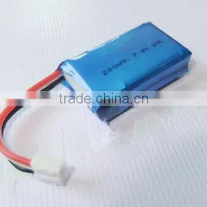 Remote Control Aircraft 7.4V 200mAh 20C Polymer Lithium Battery thumbnail-1