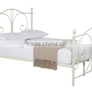 Soft Velvet Dove Bedstead thumbnail-5