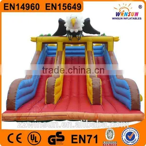 Commercial Factory Checp Fashion Eagle Giant Inflatable Slide thumbnail-1