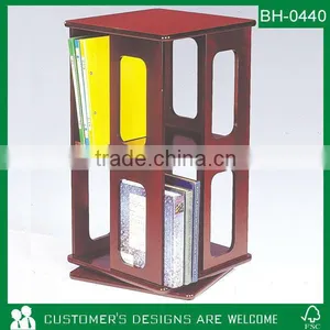 Rotating Book Stand, Modern Book Stand, Wooden Book Stand thumbnail-1