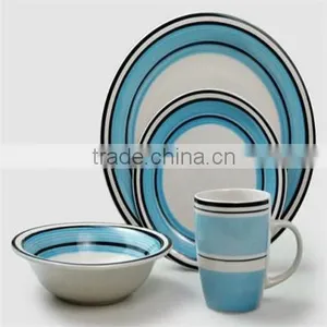 China Manufacturer Direct Stoneware Dinner Set With Custom Design,16pcs Stoneware Dinnerware Set thumbnail-1
