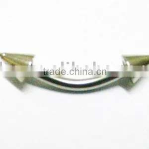 Stainless Steel Cone Eyebrow Rings Body Piercing Jewelry thumbnail-1