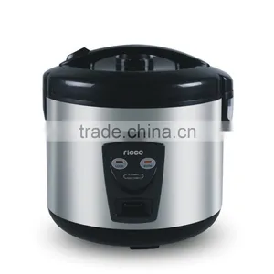 Stainless Steel S/s Electric Deluxe Rice Cooker 1.5L 1.8L thumbnail-1