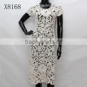 New Design Women Mini Lace Dress Sexy Plus Size Fashion Fall Dresses thumbnail-1