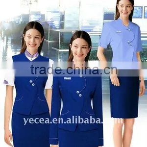 Stewardess Airline Uniform for Stewardess(AL-017) thumbnail-1