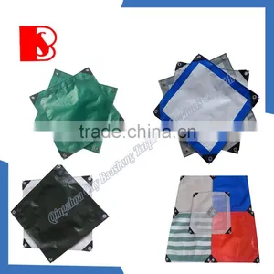 Waterproof PE Fabric Tarpaulin High Density Polythene HDPE Tarpaulin Cover Transparent Leno Greenhouse pe Tarpaulin Sheet thumbnail-1