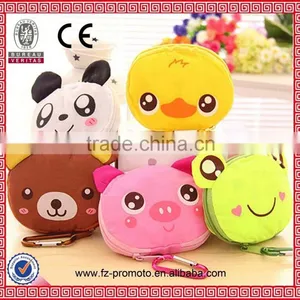 210D Polyester Foldable Shopping Bag With Adorable Animal Head Shape of Shopping Bag thumbnail-1
