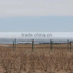 PVC Coated Anti-climbing Y Type Airport Razor Barbed Wire & Fence Panel thumbnail-4