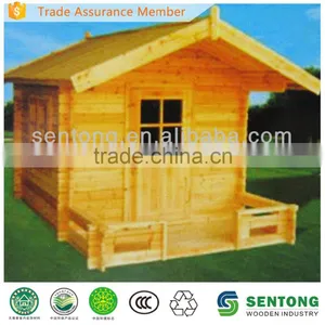 Prefabricated Children Wooden Playhouse thumbnail-1