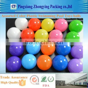 Assorted Color Plastic Swimming Pool Toy Balls thumbnail-1
