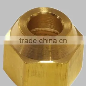 Air Conditioner Parts, Brass Fitting Short Nut by CNC Machine thumbnail-1