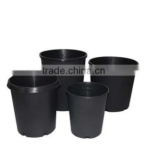High Quality 1/2/3 Gallon Black Plastic Flower Seedling Nursery Pots thumbnail-1