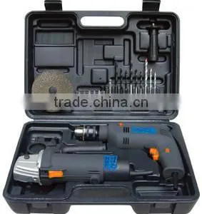 Power Tool Set Angle Grinder Impact Drill thumbnail-1