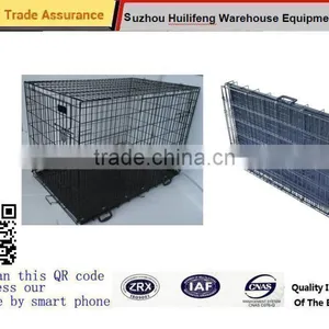 Portable Metal Folding Puppy Cage Dog Crate New Pet Kennel Cat Carrier Tray thumbnail-1