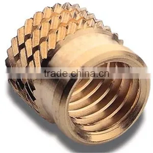 Free Sample Brass Threaded Inserts Brass Moulding Inserts Nuts M8 thumbnail-6