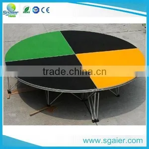 2016 Best Sale Circle Aluminum Glass Stage Transparent Stage thumbnail-1