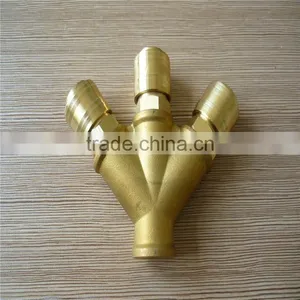 w Type Female Brass Fitting, W Brass Connector + German Quick Coupler thumbnail-1