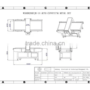 Dependable Performance Food Metal Detector Machine EJH-14 thumbnail-3