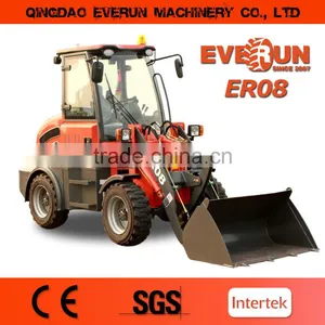 Everun 0.8ton Chinese Mini Wheel Loader for Sale thumbnail-1