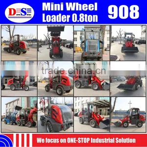 Low Price Mini Front Loader 800kg - Mini Wheel Loader ZLY908 ZL08 China Mini Loader thumbnail-2