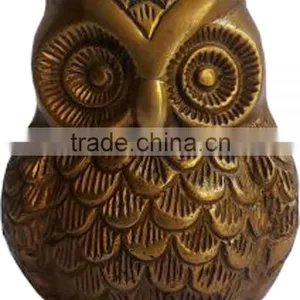 Brass Owl Sculpture thumbnail-1