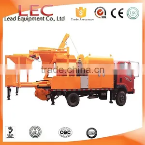 LJBC40 L1 40m3/h Capacity Diesel Concrete Pump With Mixer thumbnail-1