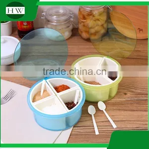 Kitchen Accessories Plastic Seasoning Pot Condiment Container Spice Pots Box Tin Bottle Jar thumbnail-1