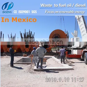 Waste Tire Pyrolysis to Oil Machine and Waste Plastic to Fuel Oil and Carbon Black thumbnail-6