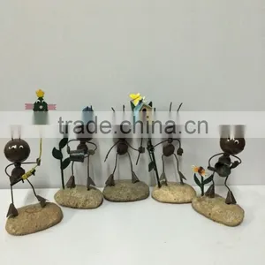 2015 Newest Design Garden Ant Metal Ant Decoration Painted Metal Ant Ant With Flower Garden Stake Ant Stakes Metal Ant Garden thumbnail-1