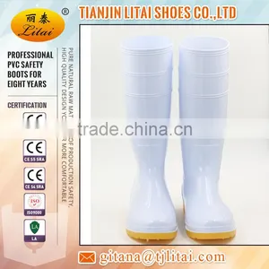 Cheap PVC White Rain Boots for Food Industrial,Wholesale China Factory Black Cheap Pvc Rain Boots thumbnail-2