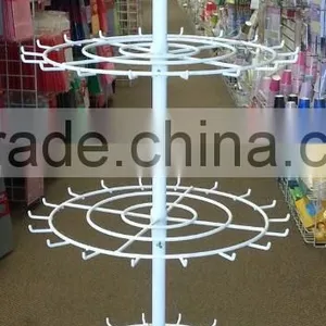 4-Sides Portable Rotating Jewelry Display Stand thumbnail-3