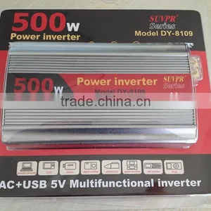 ISO Certificated AC + USD 5V Multifunctional Inverter 500W DC12V /AC 220V Solar Power Inverter thumbnail-1